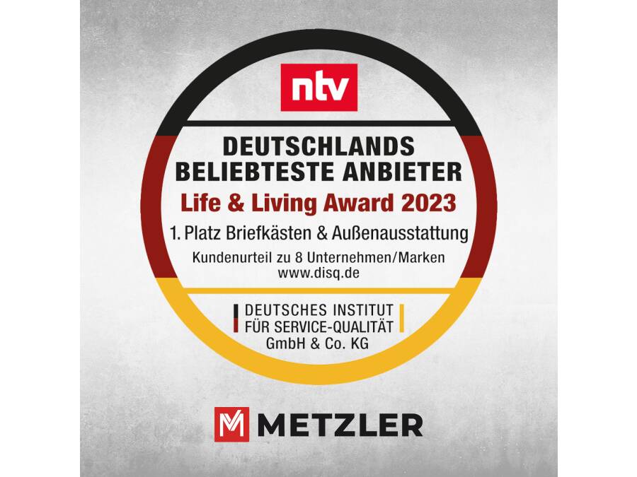 Metzler: Deutschlands Beliebtester Anbieter für Briefkästen und den Eingangsbereich - 