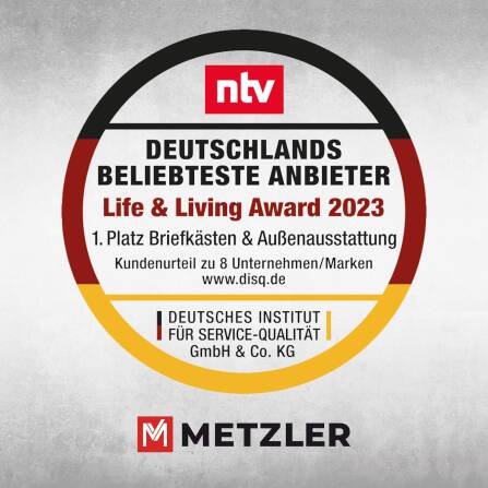 Metzler Funkklingel Aufputz Edelstahl Gravur | Vitus
