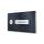 Aufputz Klingelplatte Anthrazit RAL7016 Klingeltableau Namensschild Mehrfamilien 1 Fach ohne LED-Beleuchtung LED weiß