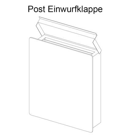 Metzler Briefkasten Edelstahl V2A Gravur + Zeitungsfach optional | 01