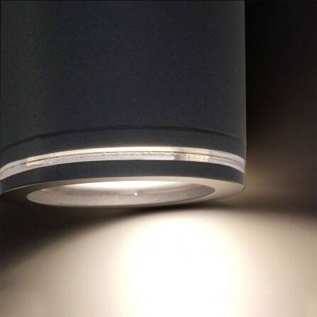Steinel LED-Strahler Spot Way DS anthrazit mit Dämmerungsschalter