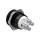Metzler - Drucktaster 19mm - LED Ringbeleuchtung Weiß - IP67 IK10 - Aluminium - Flach - Lötanschluss