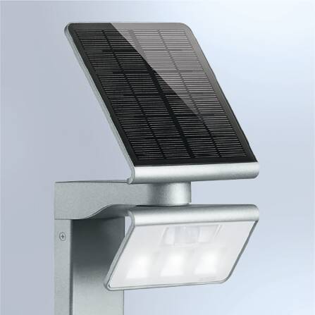 Solarleuchte | XSolar GL-S | Silber | Sensor