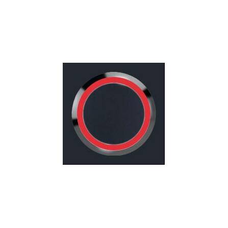 Anthrazit + LED-Ring rot