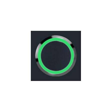 Anthrazit + LED-Ring grün