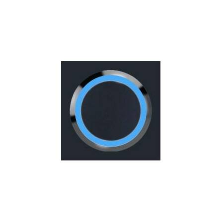 Anthrazit + LED-Ring blau