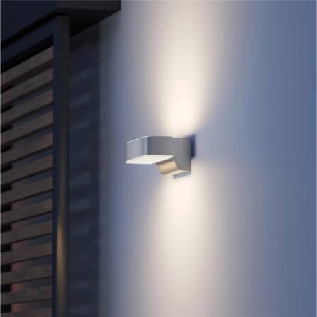 LED Außenleuchte | L 810 S | Silber | Sensor