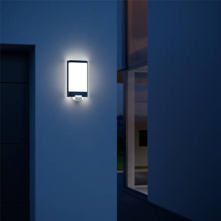 LED Außenleuchte | L 240 S | Silber | Sensor