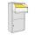 Metzler Paketbox freistehend mit Ständer | Anthrazit RAL 7016 | personalisiert mit Gravur | Edelstahl-Namensschild | rostfrei | Avalon 2
