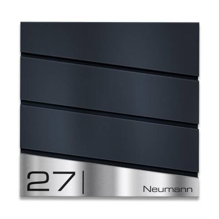 Metzler Design Standbriefkasten Anthrazit RAL 7016 | Neumann
