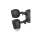 Ezviz LC1C-S Smarte Sicherheits-LED-Wandleuchte mit Full-HD Kamera und Sirene Schwarz