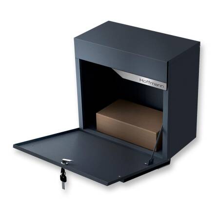 Metzler Paketbox rostfrei und massiv, RAL7016 Anthrazitgrau matt, | Siebertbox 1