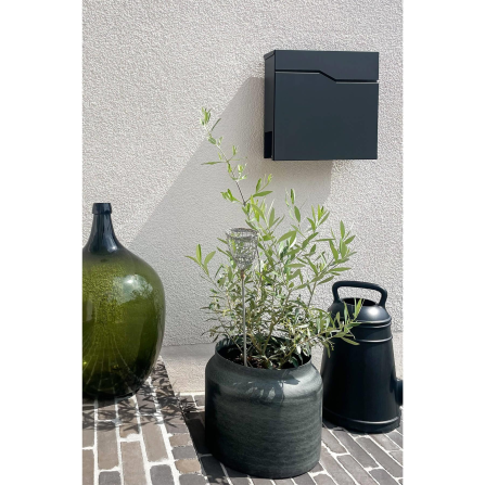 Metzler Briefkasten in minimalistischem Design | RAL7016 Anthrazit | Hoffmann