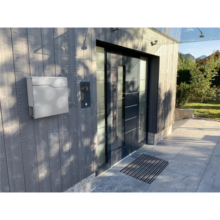 Metzler Briefkasten in minimalistischem Design | RAL9016 Verkehrsweiß | Hoffmann