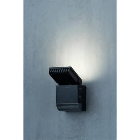 LED-Strahler theLeda S8-100 mit Bewegungsmelder schwarz