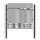 Metzler Standbriefkasten in Graualuminium RAL 9007 hochwertiger Stahl | Siebert