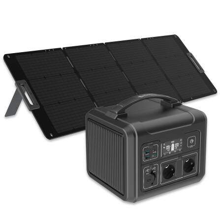 Ezviz Powerstation PS600 607Wh Set inkl. Solarmodul PSP200 200W
