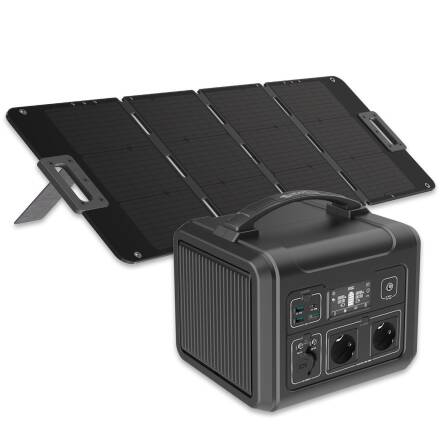 Ezviz Powerstation PS600 607Wh Set inkl. Solarmodul PSP100 100W