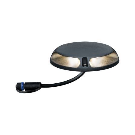 Plug & Shine | LED Bodenaufbauleuchte | Warmweiß Einzelspot Zweifacher Lichtaustritt, 180°