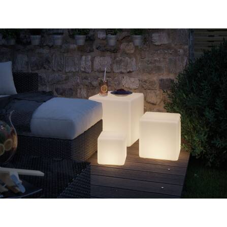 Plug & Shine | LED Lichtobjekt | Cube 200x200mm