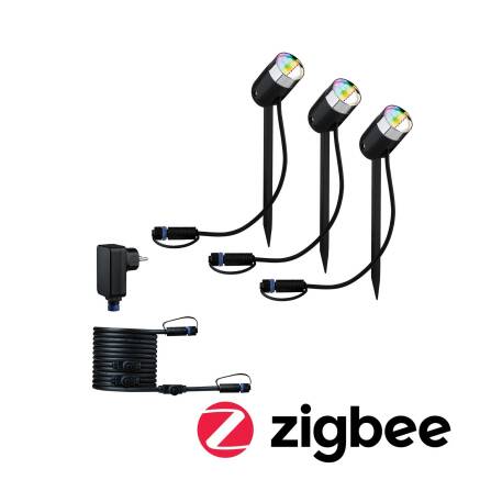 Plug & Shine | LED Gartenstrahler | Smart Home Zigbee | Pike Basisset