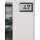 Metzler modernes Hausnummernschild Anthrazit Edelstahl | 600 x 400mm