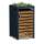Metzler Mülltonnenbox mit Pflanzdach | Einzelbox | massiv & rostfrei | in Holzoptik | 240l | RAL7016 Anthrazitgrau matt